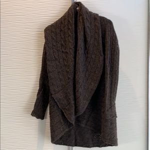 Shawl collared cardigan